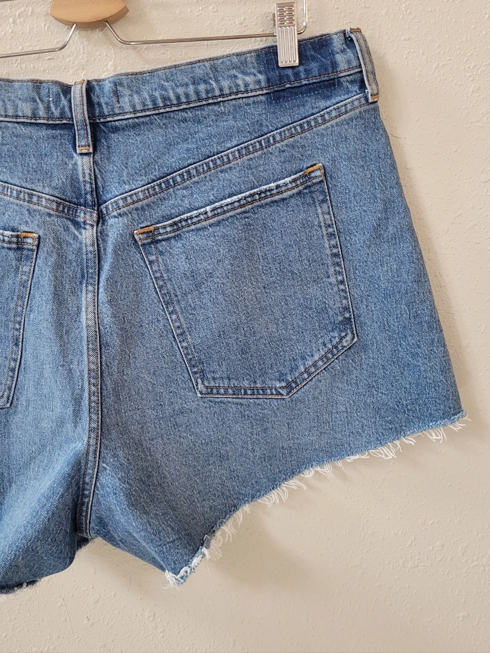 ABERCROMBIE & FITCH High Rise The '90s Relaxed Cut Off Short Size 34 l 18 - Picture 13 of 14